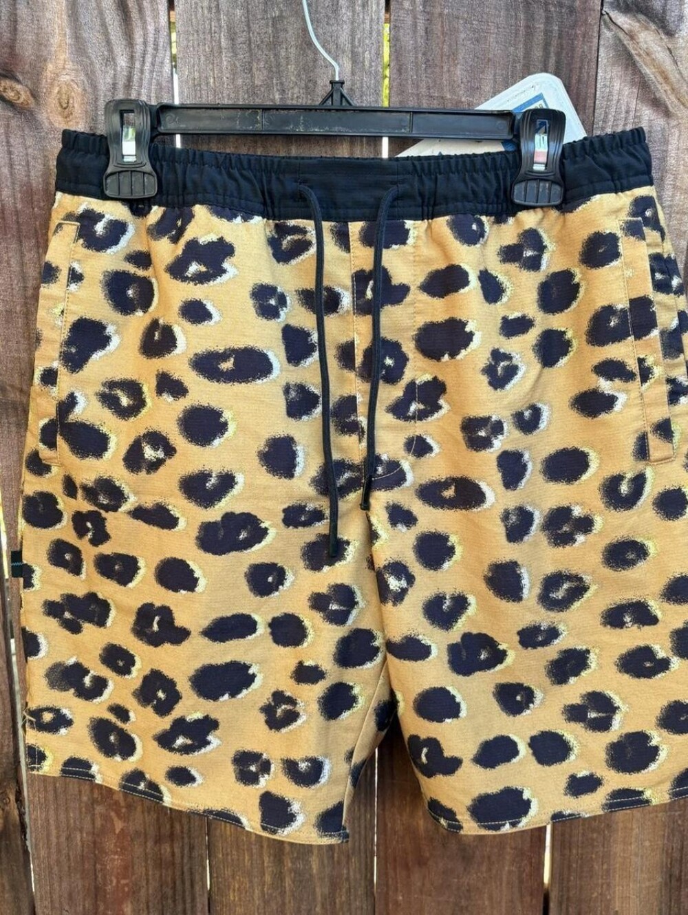 STANCE COMPLEX Hybrid "LEOPARD FADE" Shorts Men's SZ M